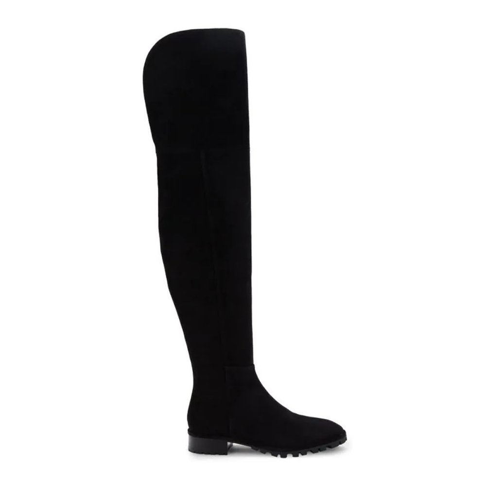 STUART WEITZMAN Amber Suede Over The Knee Boots Black Size 7.5 S1731